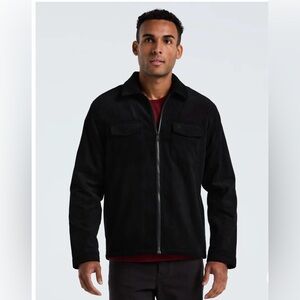 Original Penguin Men's Black Shirt Jacket Size XL
